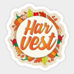 Harvest Sticker